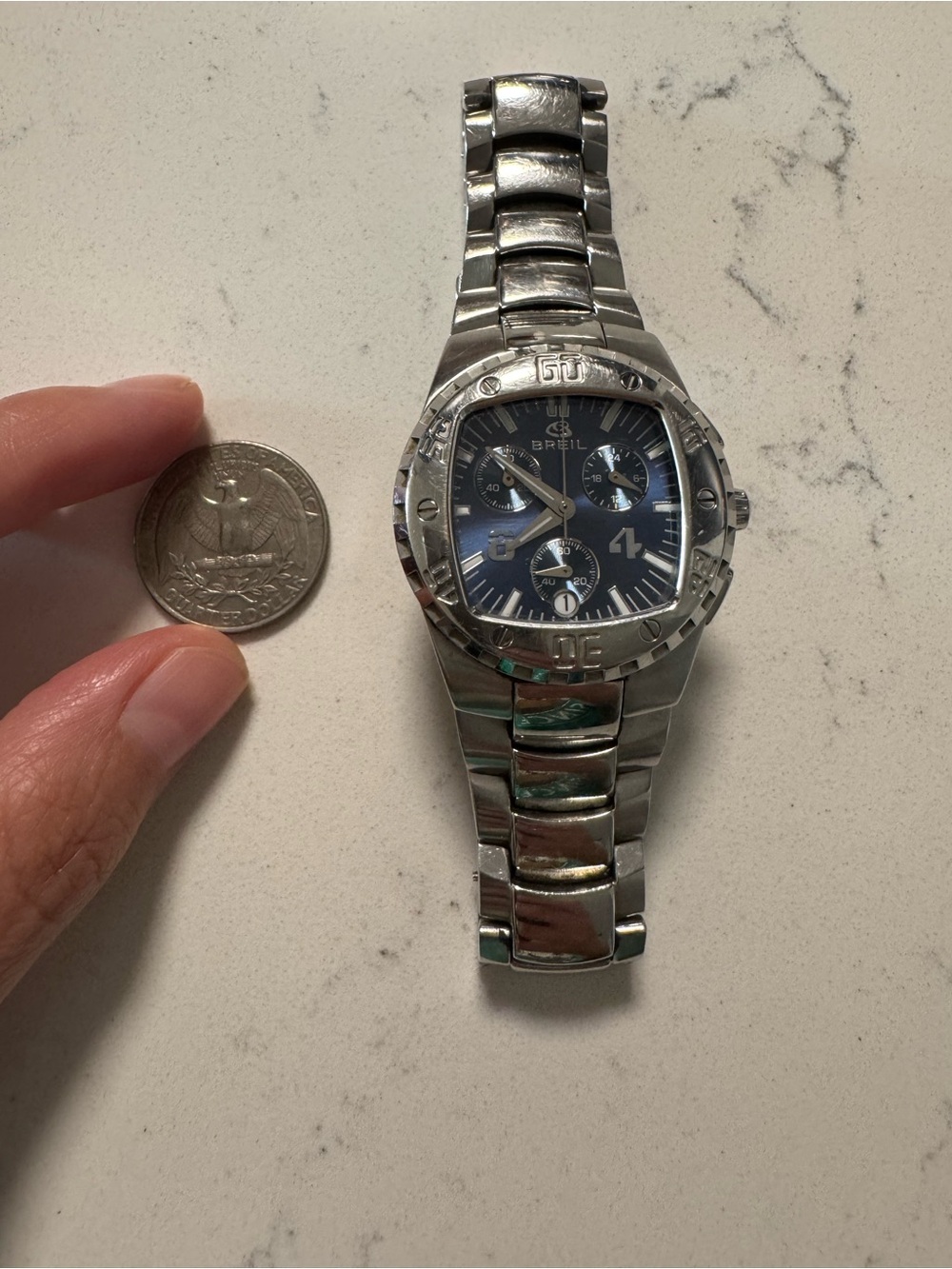 Woman’s Breil  Stainless Steel Chronograph Watch - Blue Dial